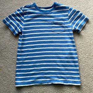 Janie and Jack Blue Stripe Shirt. Size 7